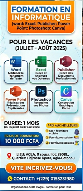 Formation en Bureautique et Graphisme